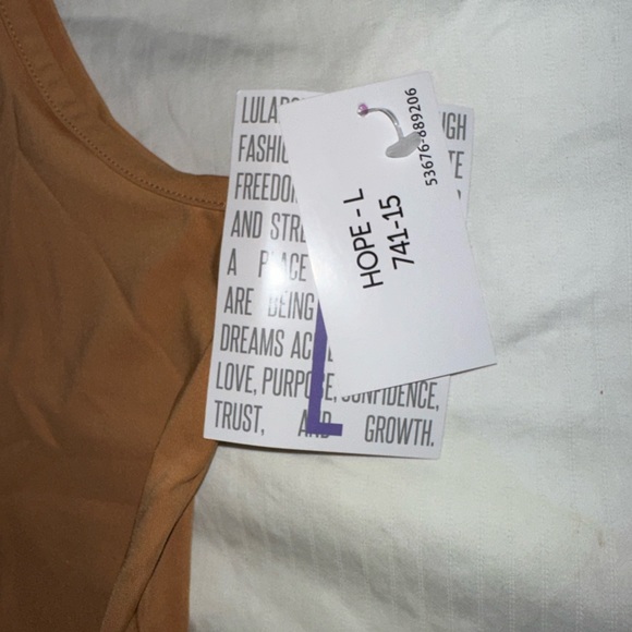 LuLaRoe caramel color body suit! NWT!! - Picture 3 of 5